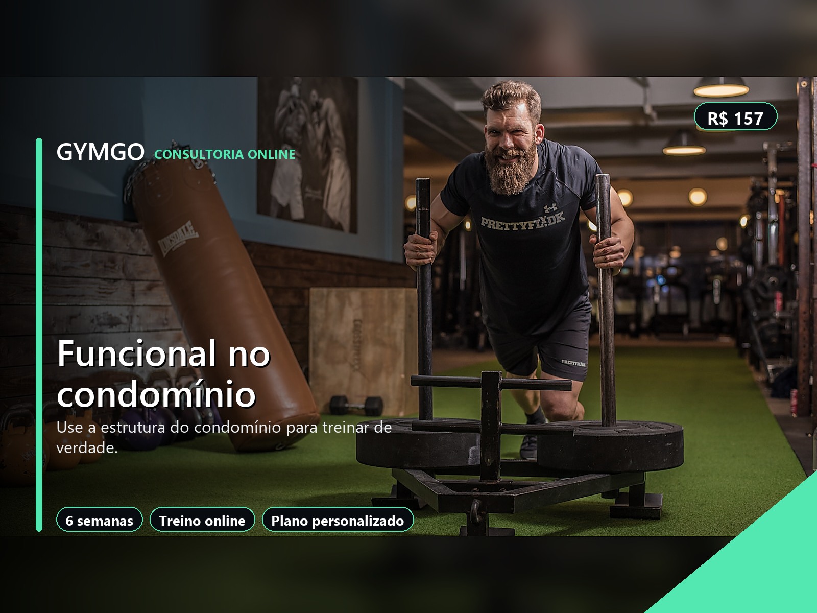 Funcional no condomínio